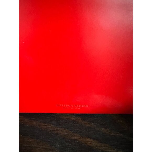 BOTTEGA VENETA Daisy Red Leather Cigarette Structured Crossbody Bag - Picture 12 of 13